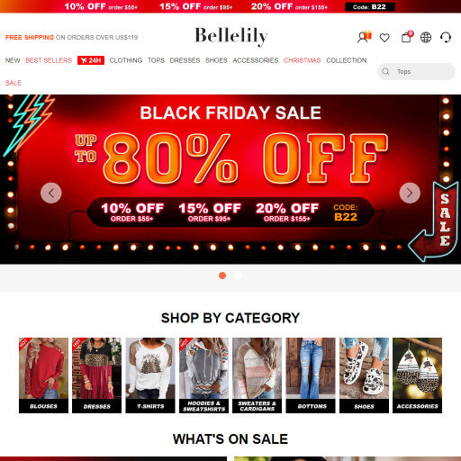 Bellelily coupons