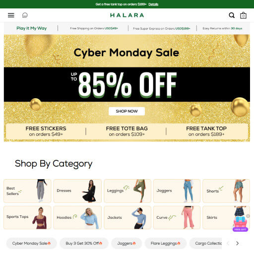 Halara coupons